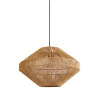 Light & Living Mallow hanglamp Ø60x37 cm - jute naturel