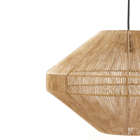 Light & Living Mallow hanglamp Ø60x37 cm - jute naturel