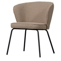 Woood Admit eetkamerstoel bouclé