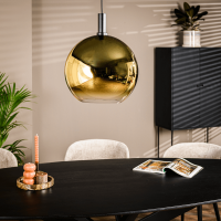 Justine hanglamp ø40 cm glas goud van het woonmerk Vurna