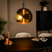 Justine hanglamp ø40 cm glas goud van het woonmerk Vurna