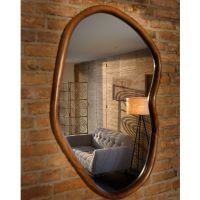 Dutchbone Ashley spiegel - walnoot