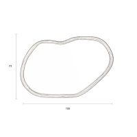 Dutchbone Ashley spiegel - walnoot