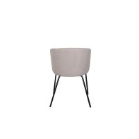 Svea Tiro eetkamerstoel - linnenlook - beige