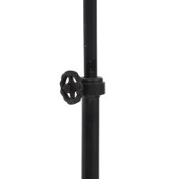 Light & Living Jody vloerlamp - zwart zink/hout bruin