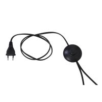 Light & Living Jody vloerlamp - zwart zink/hout bruin