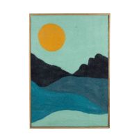 Dutchbone Gandhi wandpaneel - blauw