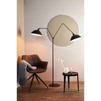 Light & Living Orion vloerlamp 2L - mat zwart