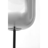 Light & Living Julia vloerlamp - glas smoke zwart