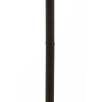 Light & Living Julia vloerlamp - glas smoke zwart