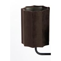 Light & Living Edisa tafellamp 3L - velvet donkerbruin