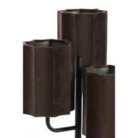 Light & Living Edisa tafellamp 3L - velvet donkerbruin