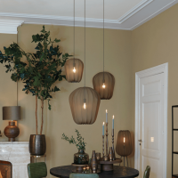 Light & Living Plumeria hanglamp Ø34x40 cm donkergroen