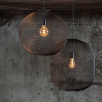 Reilley hanglamp Ø40x48 cm mat zwart van het woonmerk Light&Living