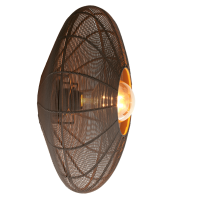 Light & Living Bahoto plafondlamp Ø40 cm - mat donkerbruin