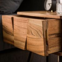 Angel nachtkastje acacia hout naturel van het woonmerk Fraaai