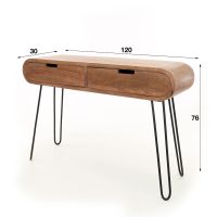 Kaptafel / Sidetable Bing 120 cm van het woonmerk Fraaai