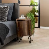 Odila nachtkastje mangohout set van 2 van het woonmerk Fraaai