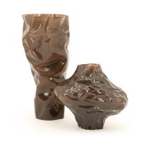 By-Boo Rias vaas bruin - groot