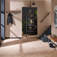 Joshua kapstok 6 haken met hoedenplank acaciahout van het woonmerk Fraaai