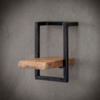 Fraaai Woody metaal wandplank - bundel set van vijf 135x65 cm