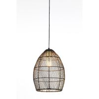 Light & Living Meya hanglamp Ø23x31 cm - zwart-goud