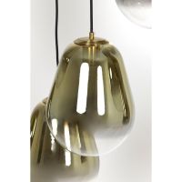 Light & Living Maeve hanglamp 7L - glas goud-helder/goud