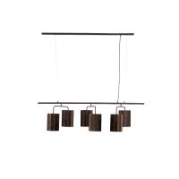 Light & Living Edisa hanglamp 6L - velvet donker bruin