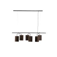 Light & Living Edisa hanglamp 6L - velvet donker bruin