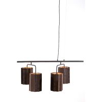 Light & Living Edisa hanglamp 6L - velvet donker bruin