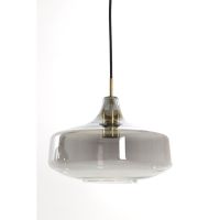 Light & Living Solna hanglamp 3L - antiek brons/smoke glas