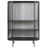 Yinthe kast open 119x40x161 cm zwart van het woonmerk Light&Living