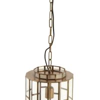 Light & Living Søstrene hanglamp Ø24x45 cm - antiek brons+glas