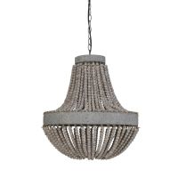 Light & Living Luna hanglamp kralen Ø51 cm - oud wit
