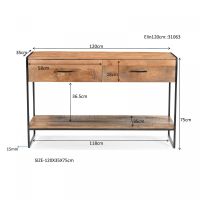Livingfurn Elin dressoirs 120 cm mangohout - naturel