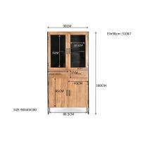 Livingfurn Elin stellingkasten 90 cm mangohout - naturel
