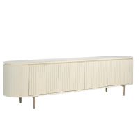 Livingfurn Patou tv-meubel hout 210 cm - ivoor