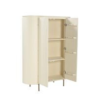 Livingfurn Patou wandkast hout 150 cm - ivoor