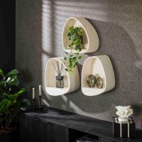 Fraaai Allan wandschap druppel - marmer composiet