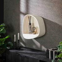 Fraaai Allan wandschap organisch rond - marmer composiet