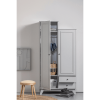 Lily garderobekast grenen 190 cm clay van het woonmerk Woood