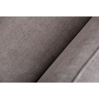 Vurna Collin 3-zits hoekbank links stof - beige/poot zwart