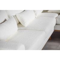 Vurna Cleo 3-zits hoekbank rechts stof - naturel