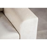 Vurna Loris 3-zits hoekbank rechts stof - champagne