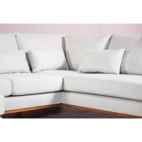 Vurna Melva 3-zits hoekbank rechts stof - beige