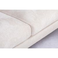 Vurna Christie 3-zits hoekbank rechts stof - champagne