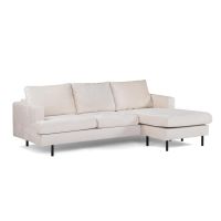 Vurna Aubrey 3-zitsbank L+R stof - champagne