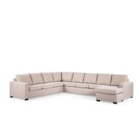 Vurna Lolita 7-zits hoekbank L+R, stof - beige