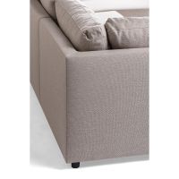 Vurna Eddie 3-zits hoekbank links stof - beige