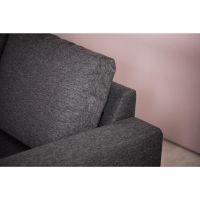 Vurna Dortmund 6-zits hoekbank L+R stof - antraciet